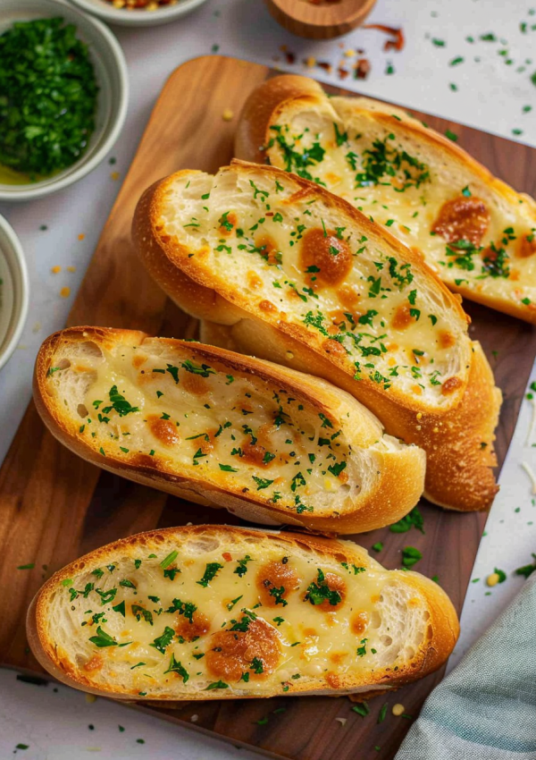 Quick and Easy Garlic Breadsticks