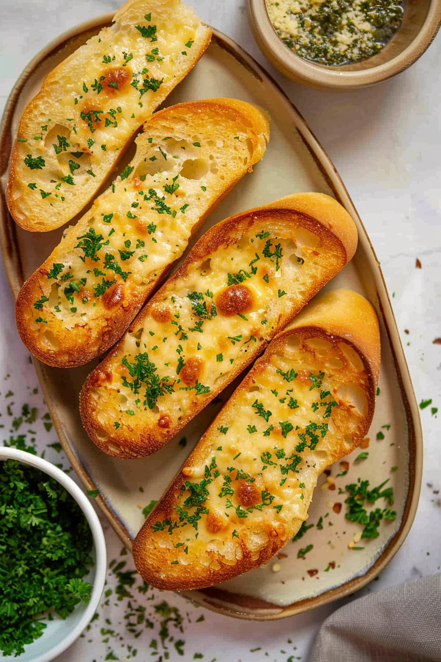 Quick and Easy Garlic Breadsticks