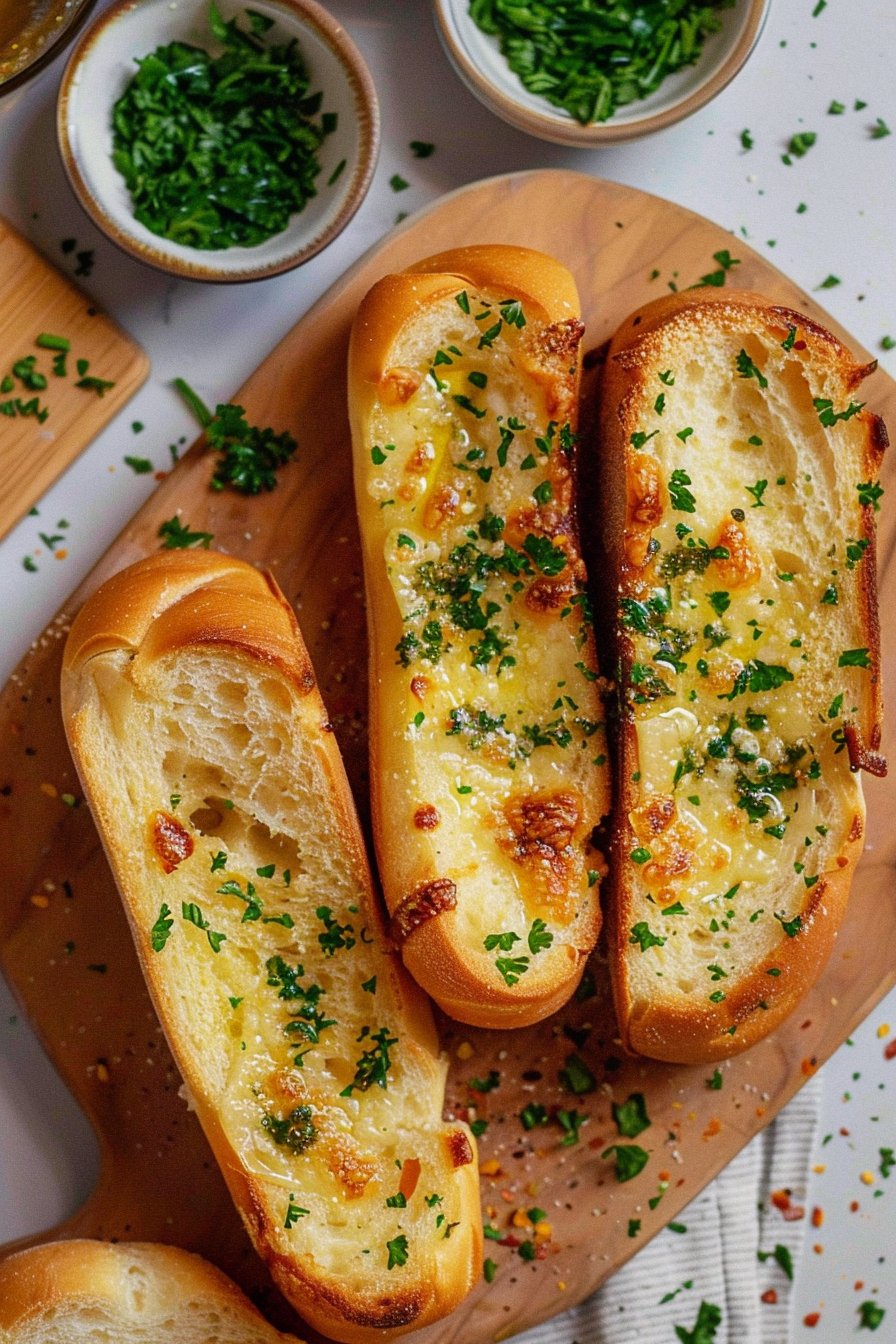 Quick and Easy Garlic Breadsticks