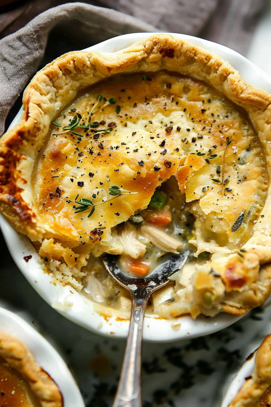 Homestyle Mini Chicken Pot Pies