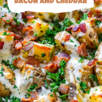 Loaded Potatoes with Bacon and Cheddar