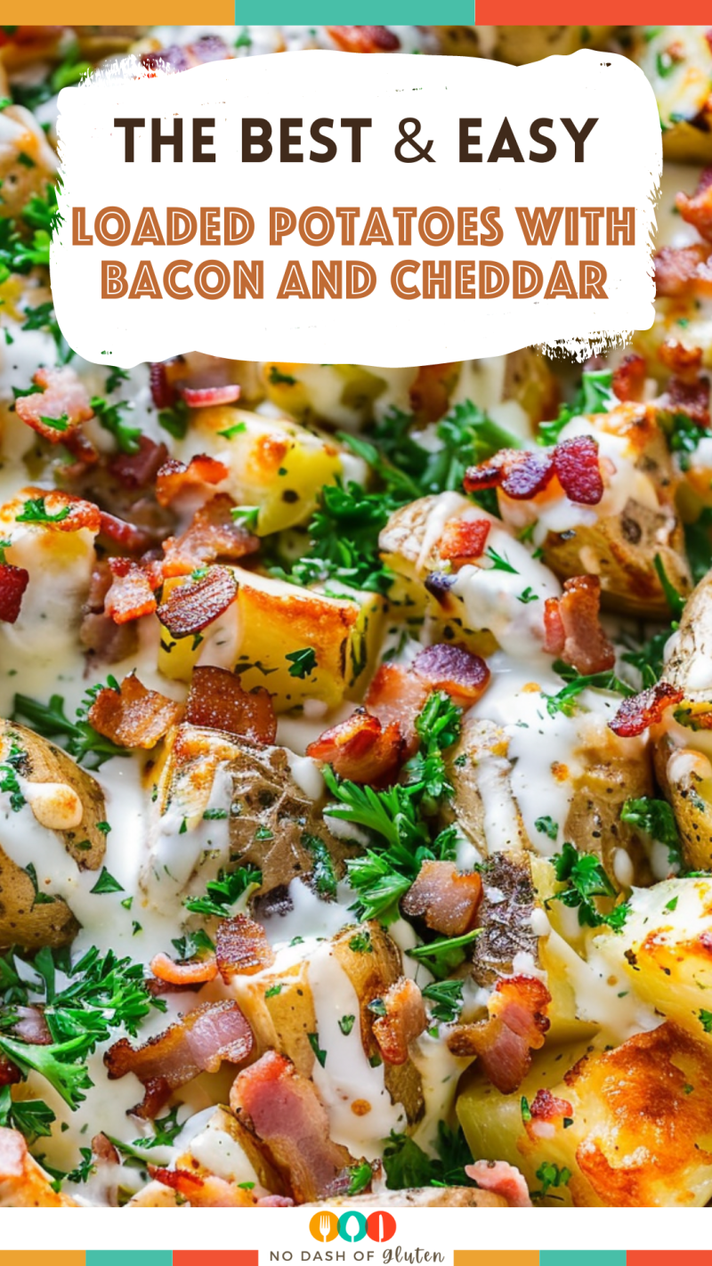 Loaded Potatoes with Bacon and Cheddar