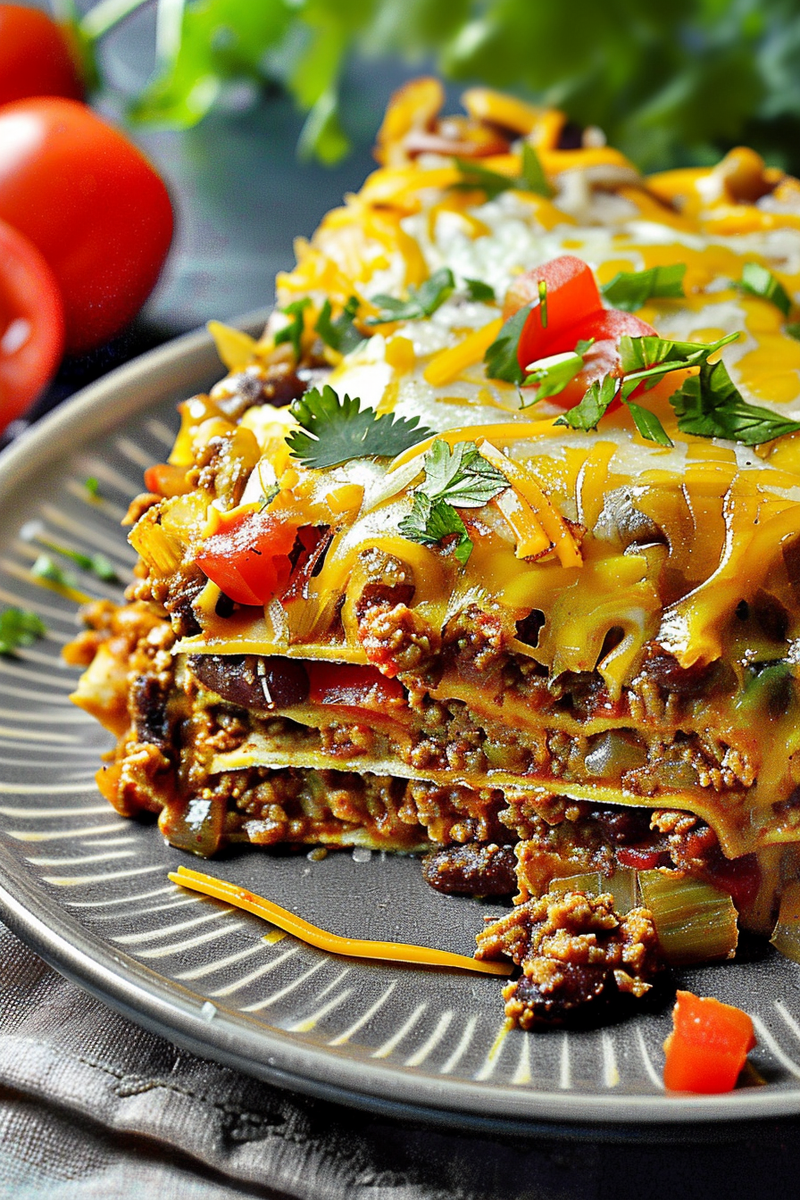 Savory Mexican Tortilla Casserole