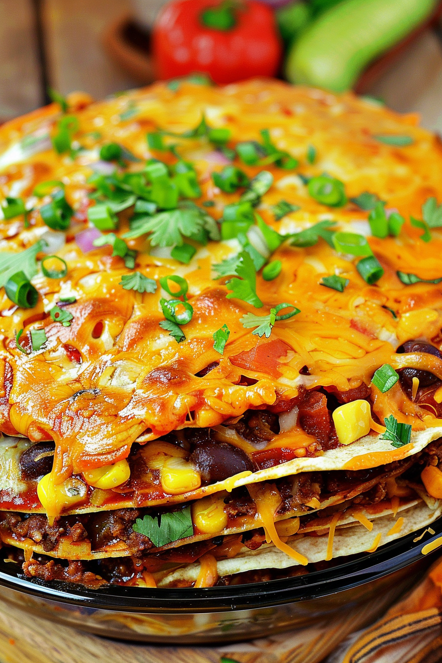 Savory Mexican Tortilla Casserole