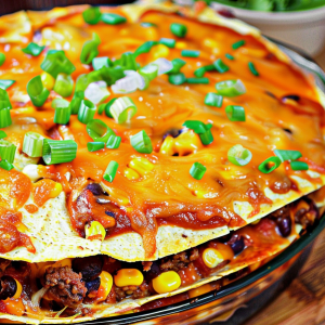 Savory Mexican Tortilla Casserole