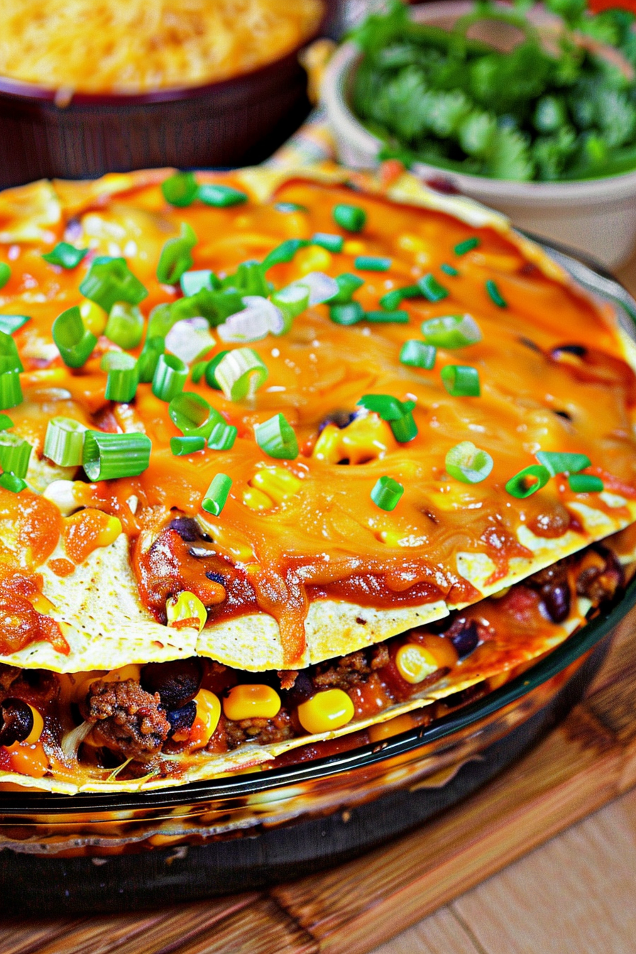 Savory Mexican Tortilla Casserole