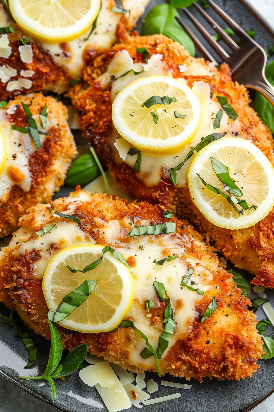 Parmesan Crusted Chicken Romano