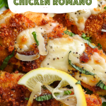 Parmesan Crusted Chicken Romano