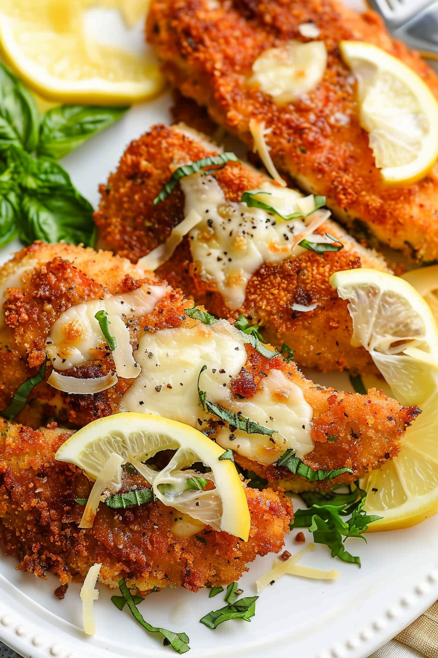 Parmesan Crusted Chicken Romano