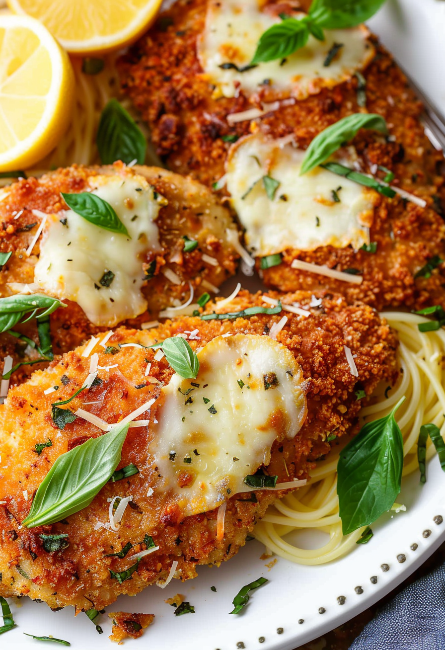 Parmesan Crusted Chicken Romano