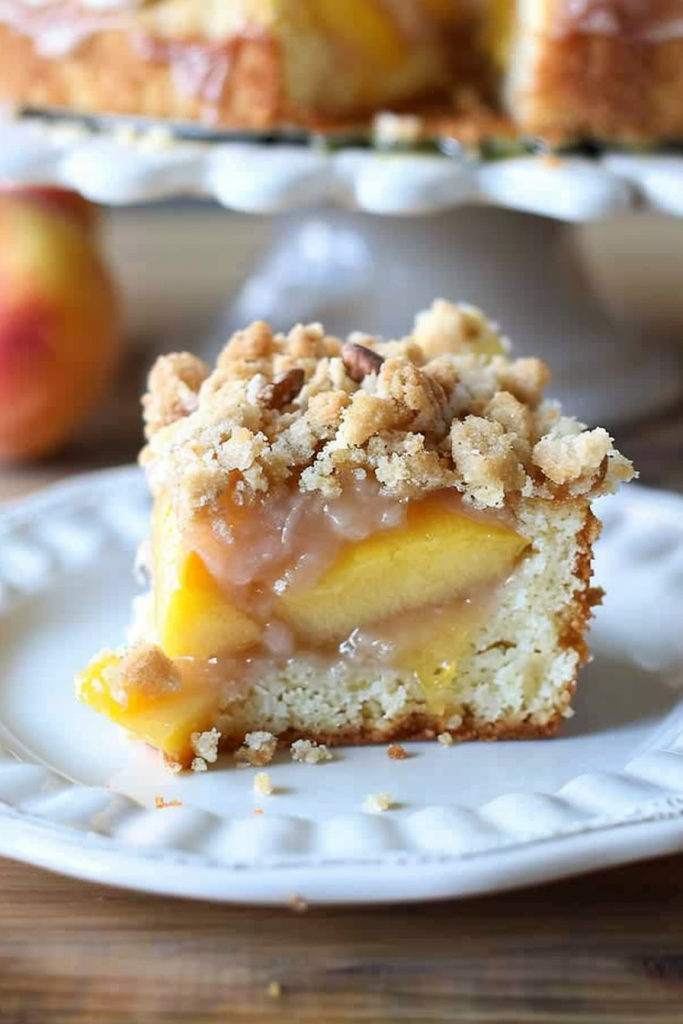 Peach Crumble Cake