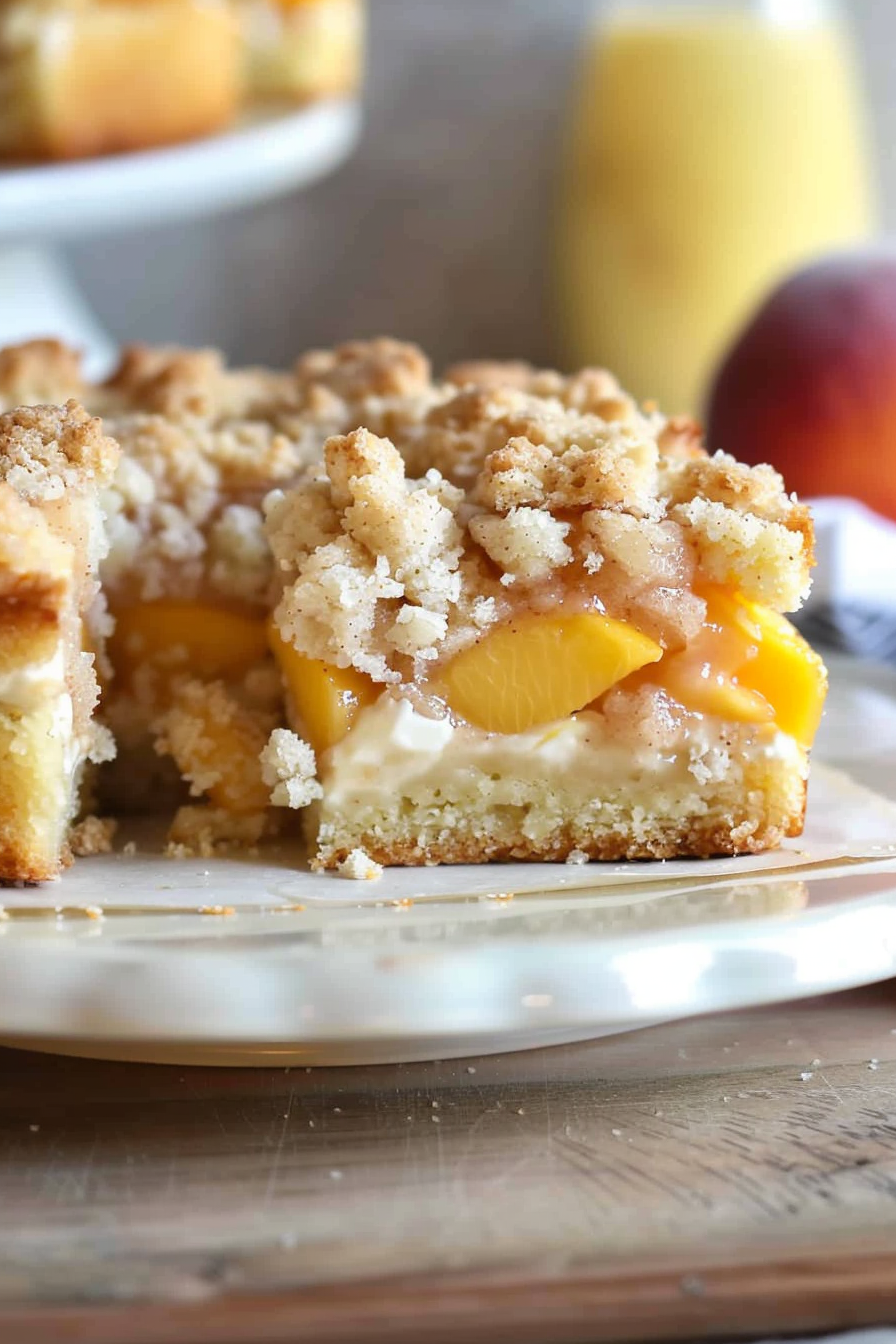 Peach Crumble Cake