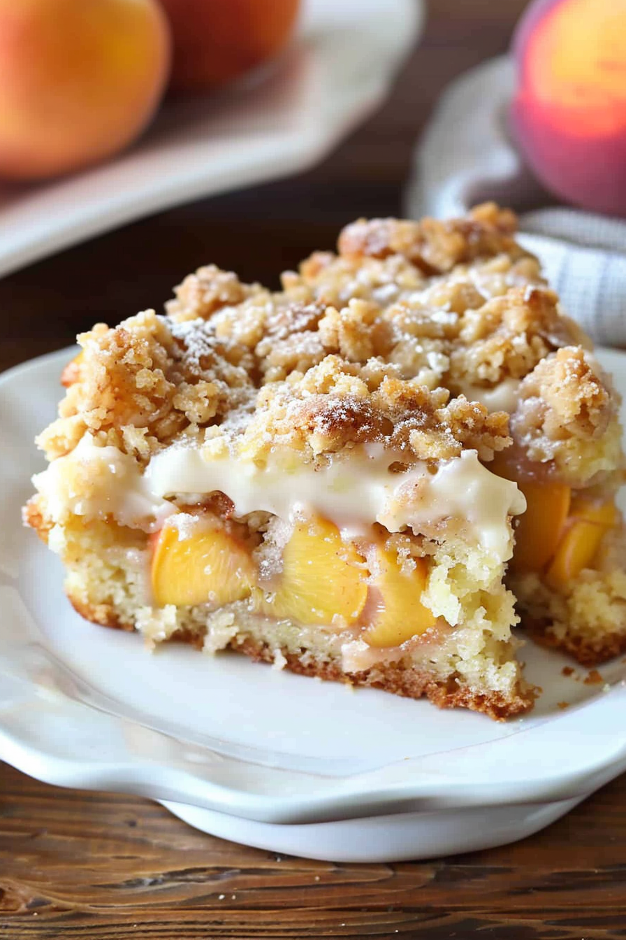 Peach Crumble Cake