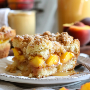 Peach Crumble Cake