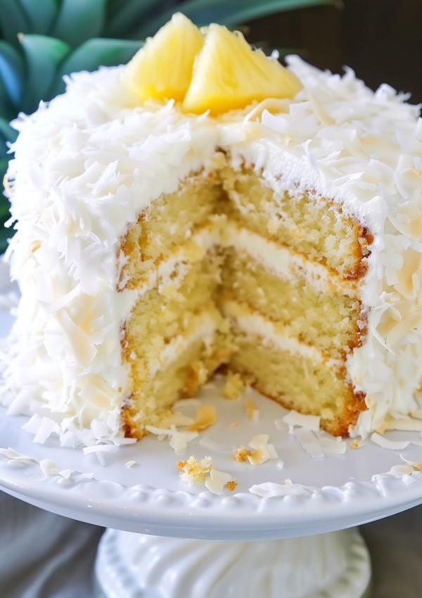 Pineapple Coconut Cake