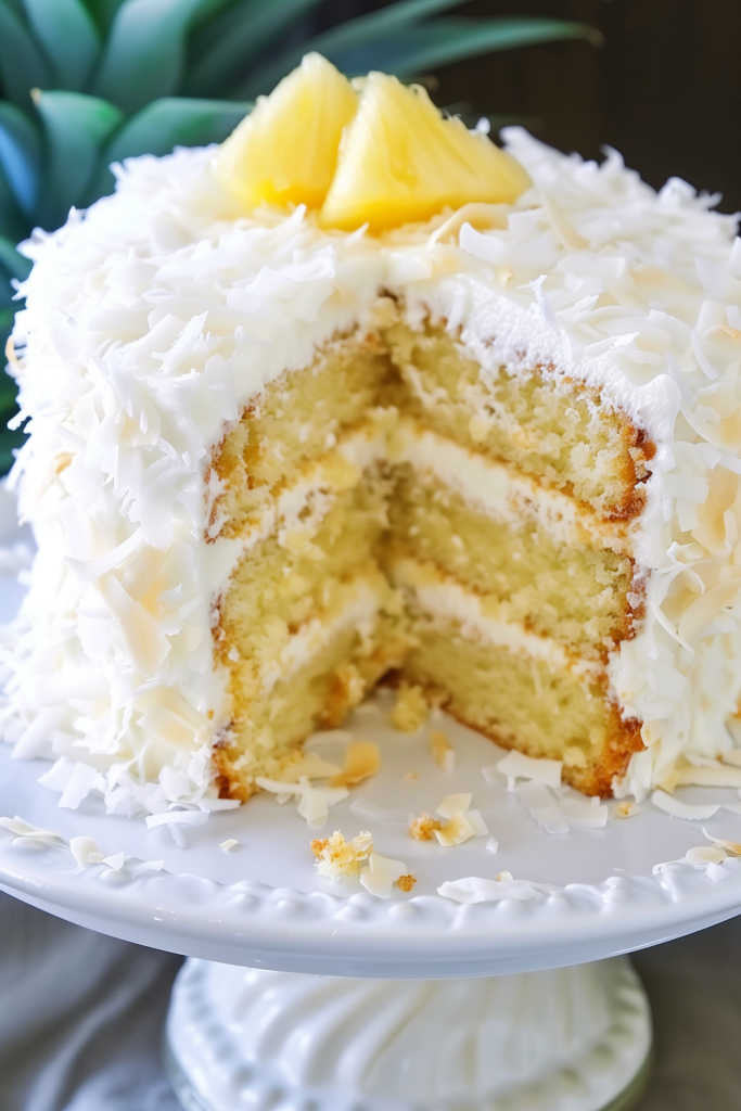 Pineapple Coconut Cake