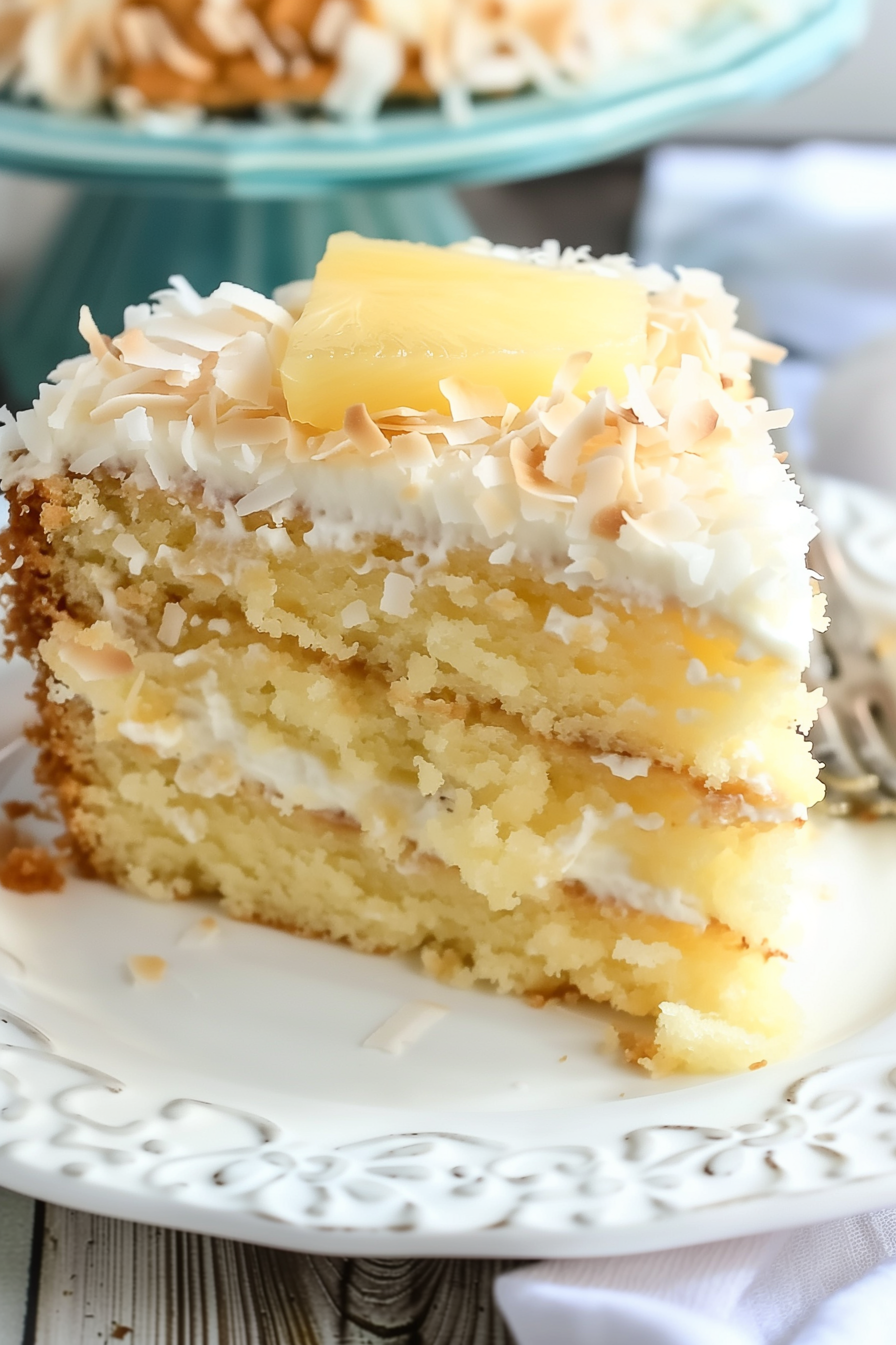 Pineapple Coconut Cake