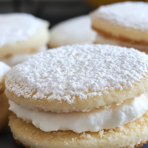 Homemade Lemon Sandwich Tea Cookies