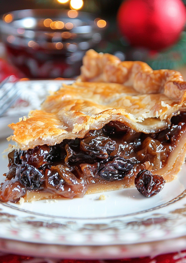 Delicious Old-Fashioned Raisin Pie