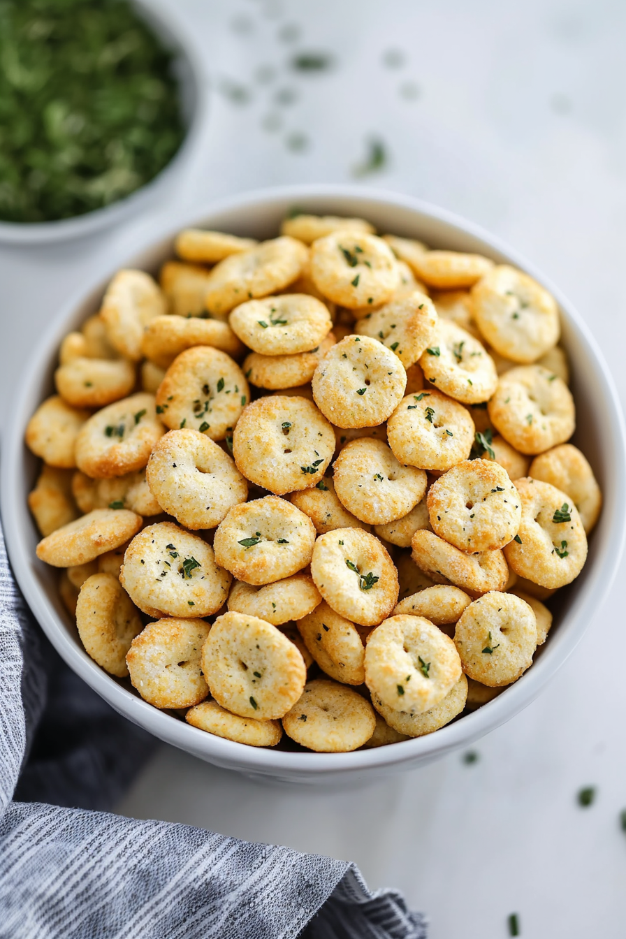 Herbaceous Ranch Oyster Crackers