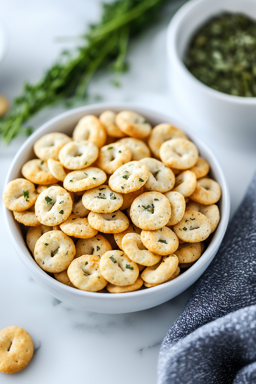 Herbaceous Ranch Oyster Crackers