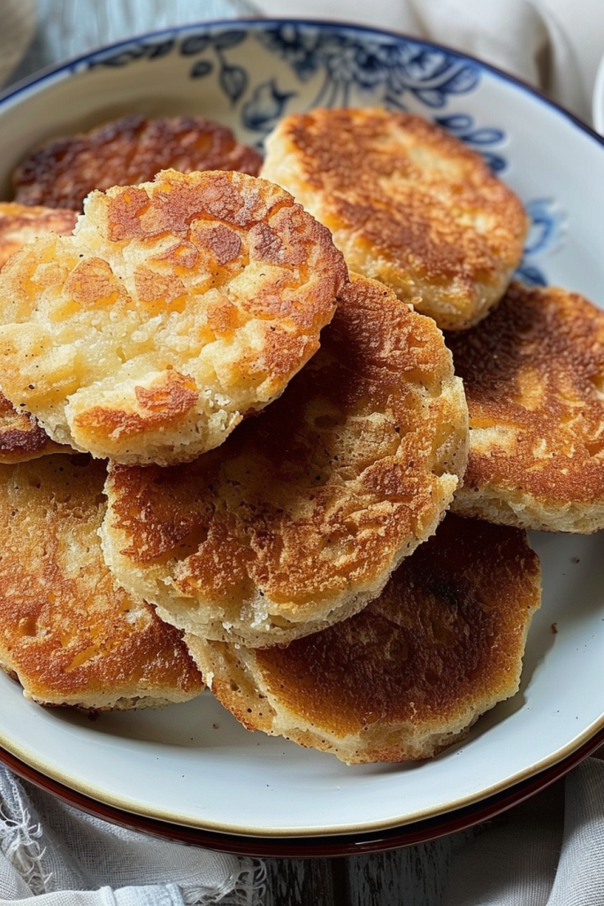 Fried Cornbread - Southern Cornmeal Hoecakes