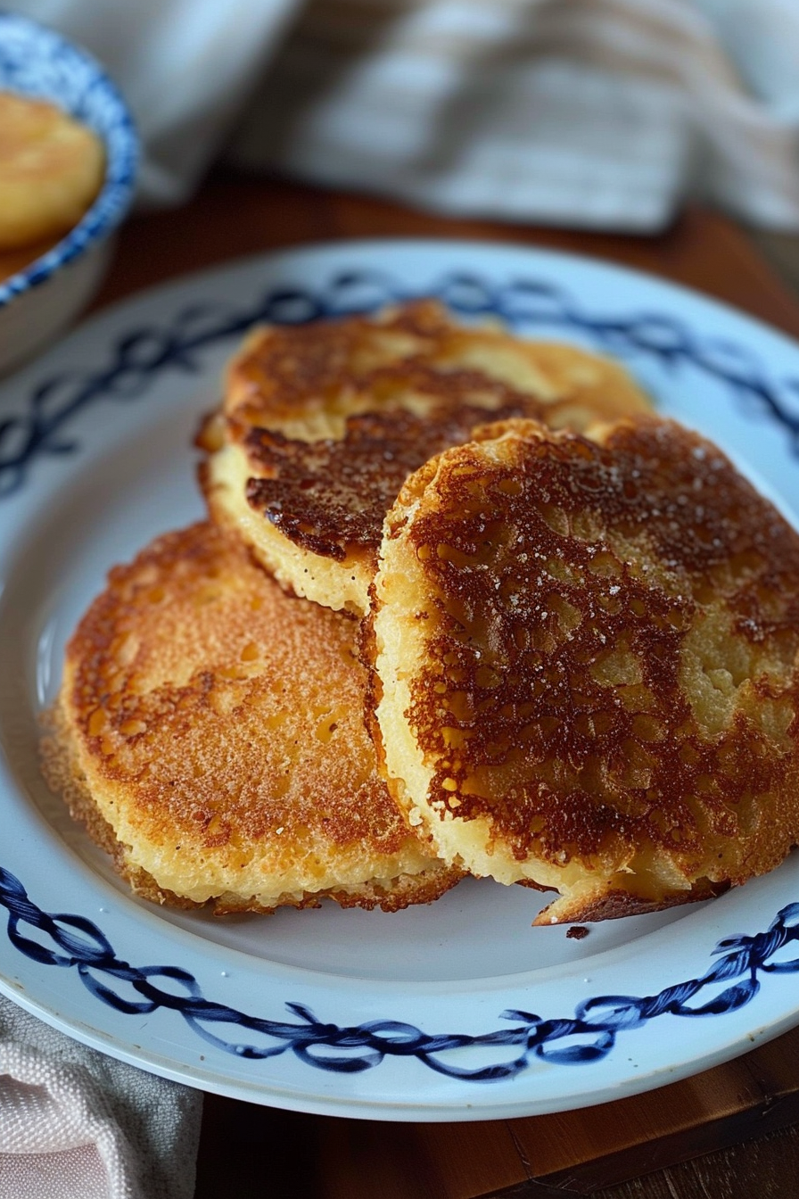 Fried Cornbread - Southern Cornmeal Hoecakes