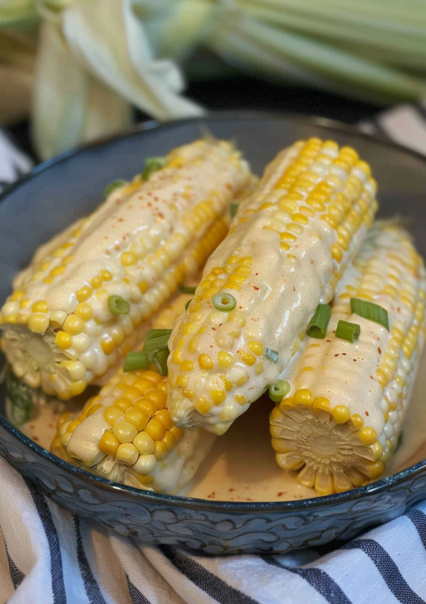 Decadent Creamed Corn on the Cob