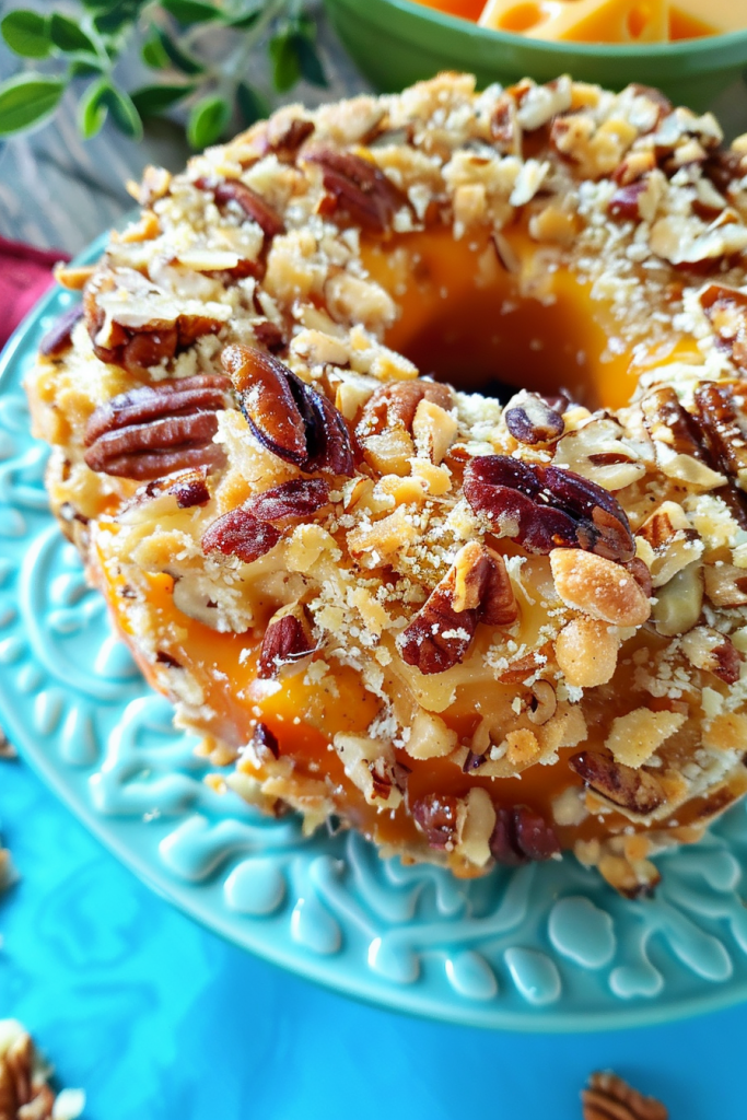 Savory Pecan Cheddar Cheese Ring