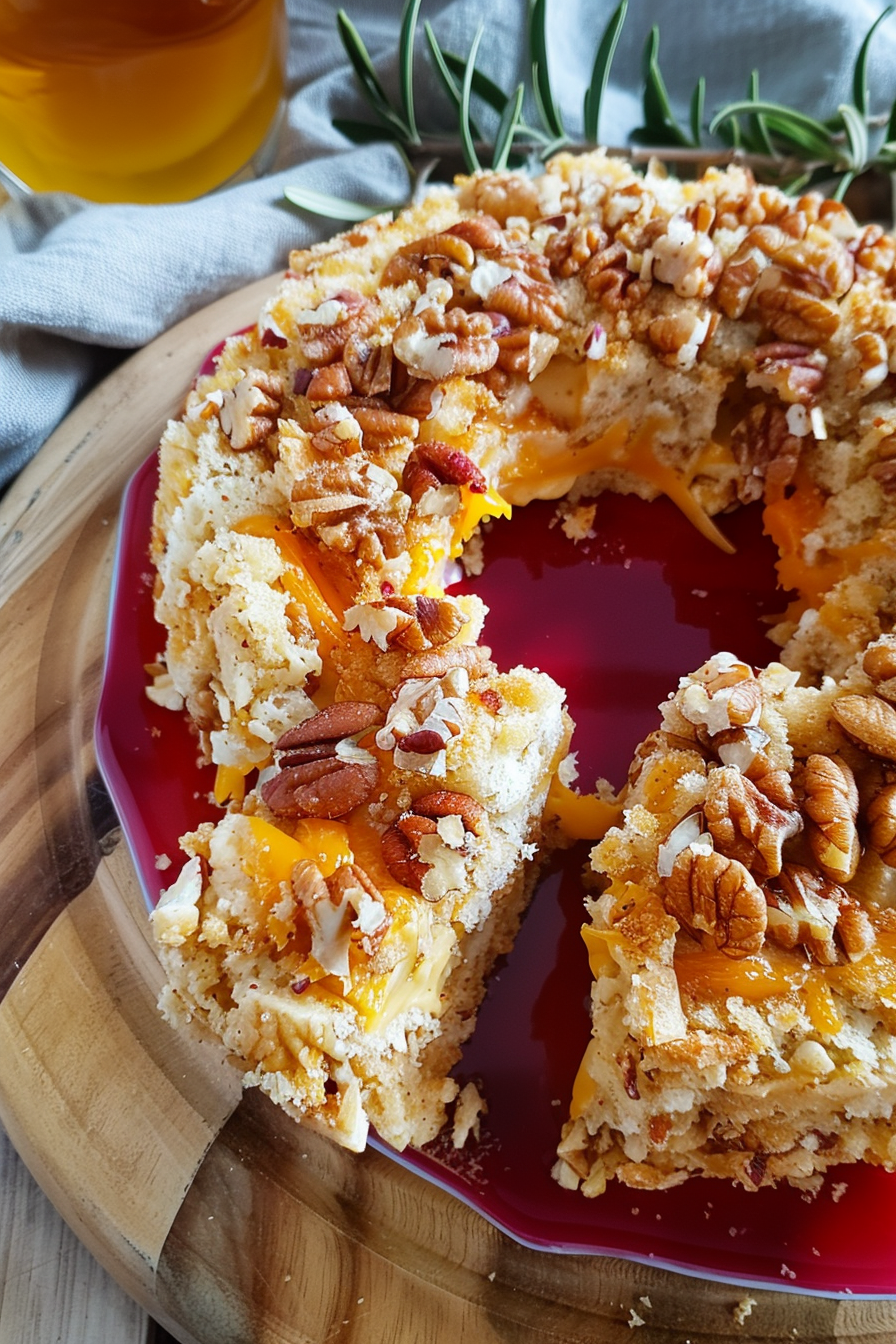 Savory Pecan Cheddar Cheese Ring