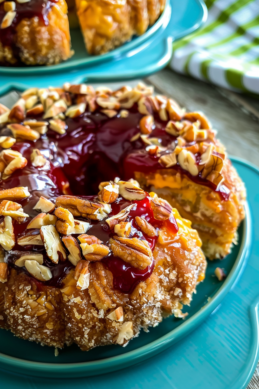 Savory Pecan Cheddar Cheese Ring