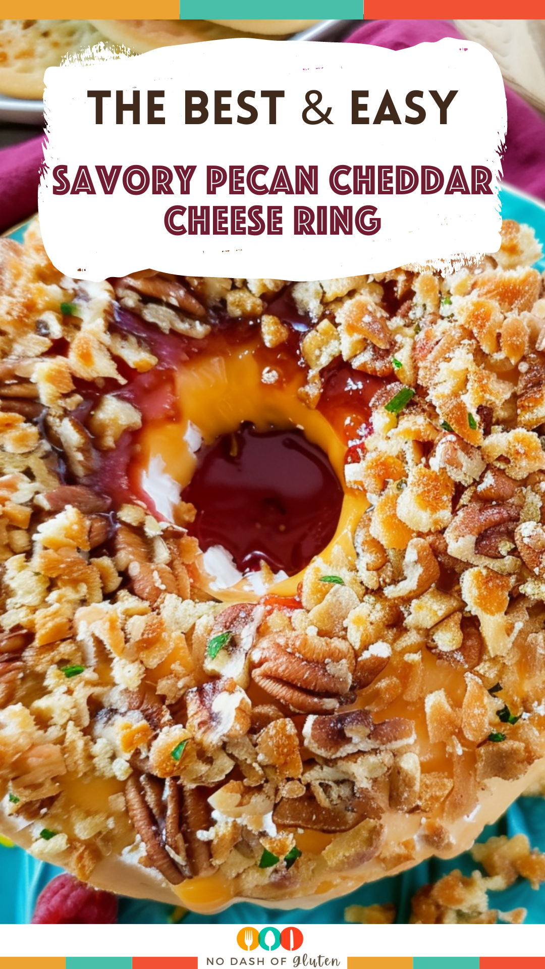 Savory Pecan Cheddar Cheese Ring