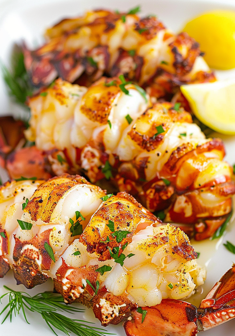 Simple Broiled Lobster Tail Recipe