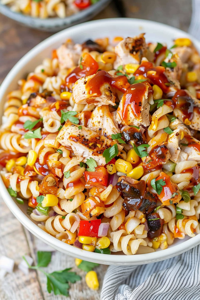 Smokey Bbq Chicken Pasta Salad 1684