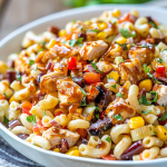 Smokey BBQ Chicken Pasta Salad