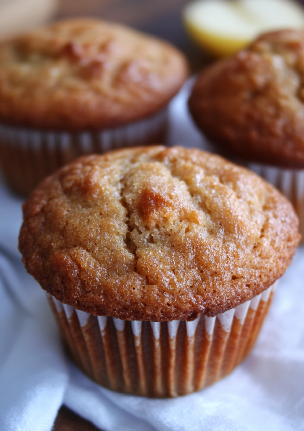 Easy Spiced Applesauce Muffins Recipe