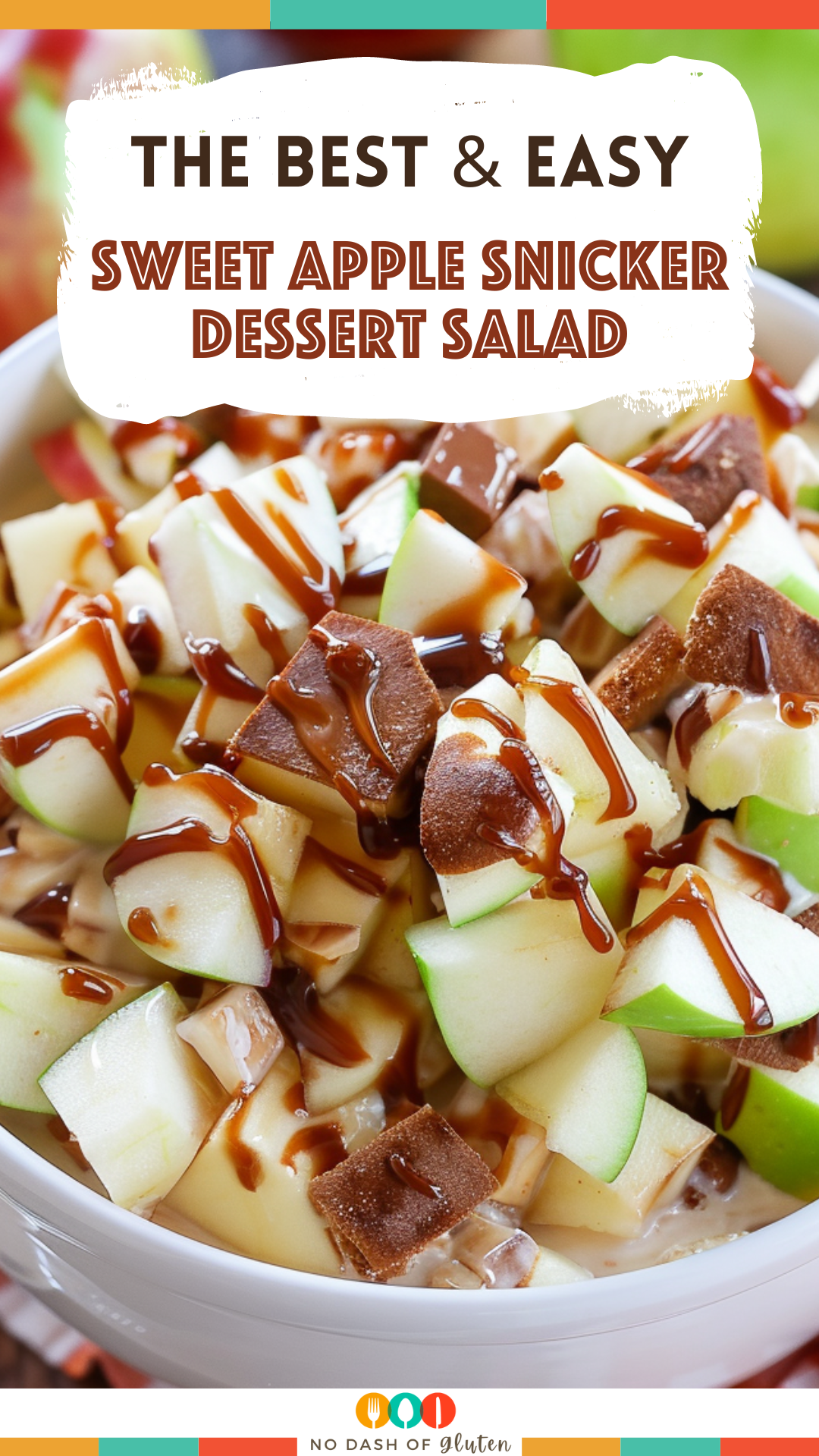 Sweet Apple Snicker Dessert Salad