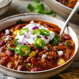 Classic Homemade Chili