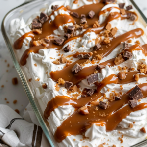 Easy Toffee Butterscotch Poke Cake