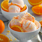 Simple 2-Ingredient Orange Sherbet