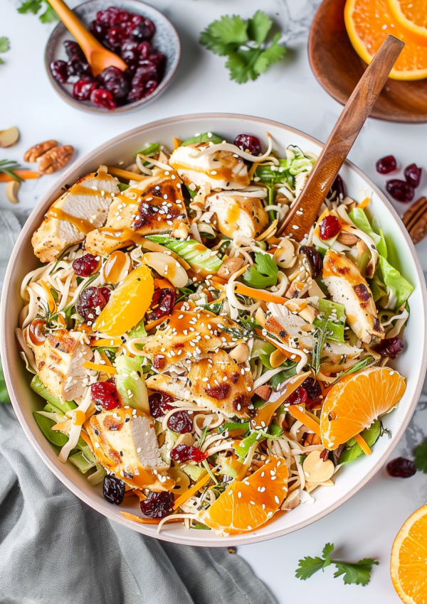 Asian Chicken Cranberry Salad Recipe