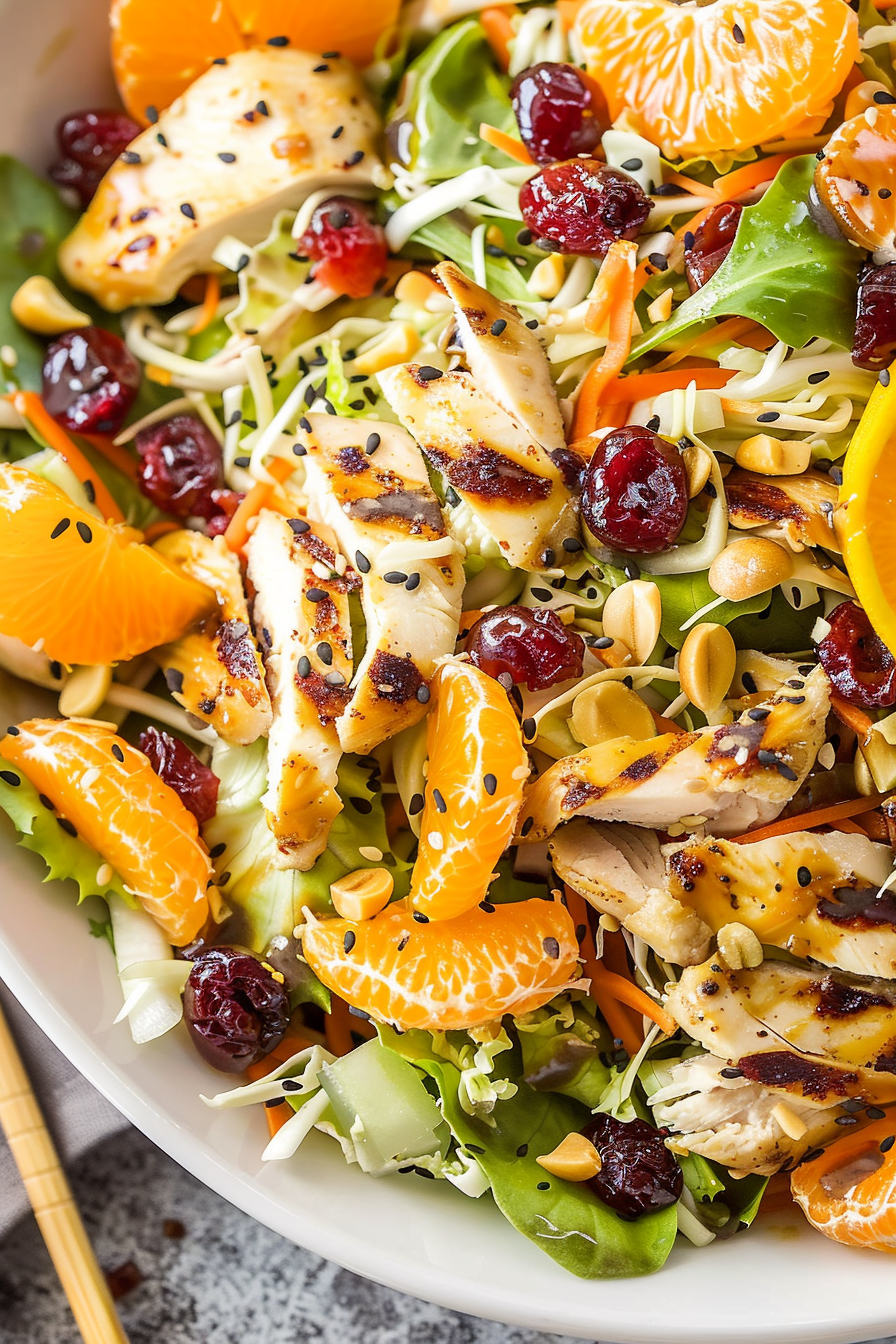 Asian Chicken Cranberry Salad Recipe