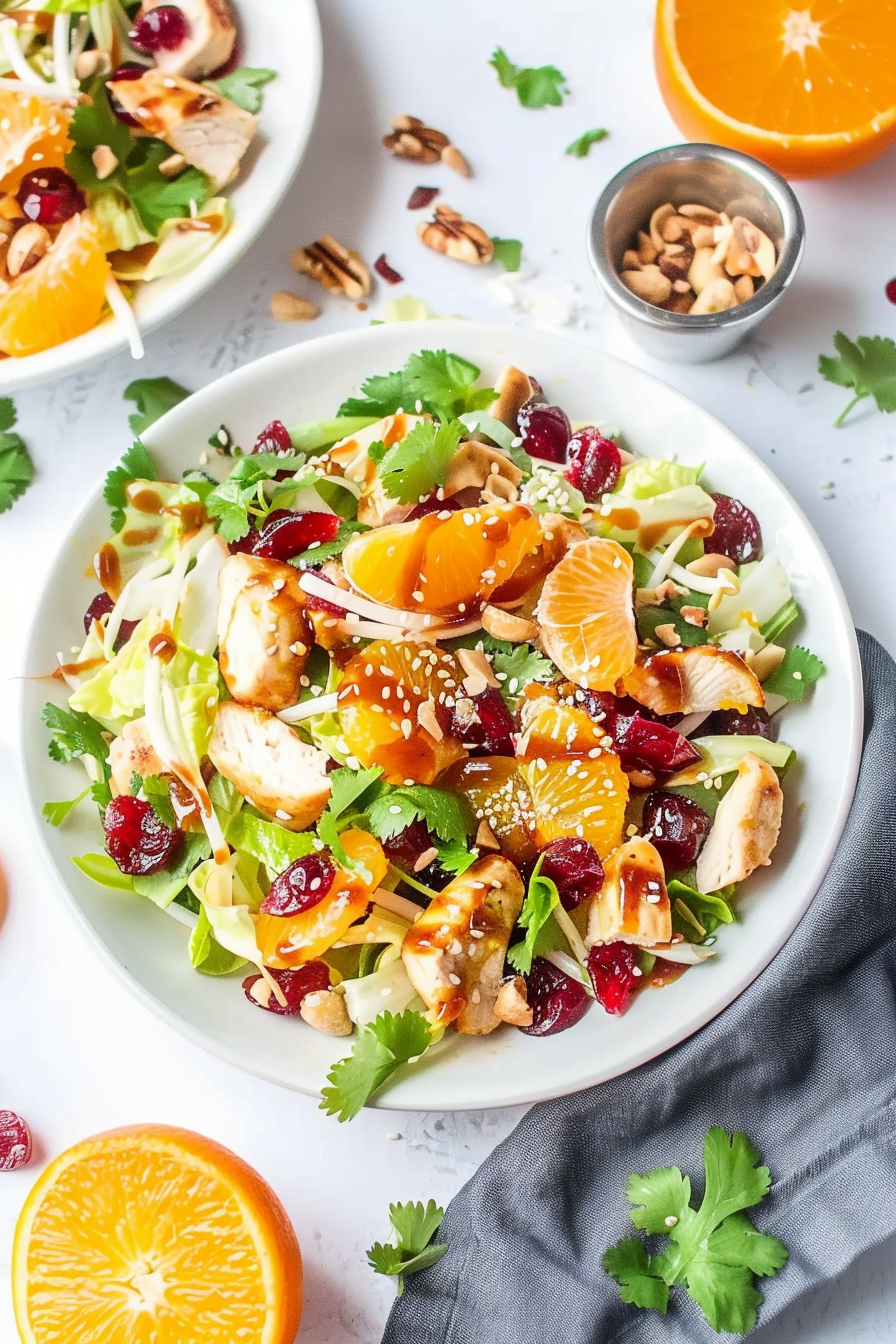 Asian Chicken Cranberry Salad Recipe