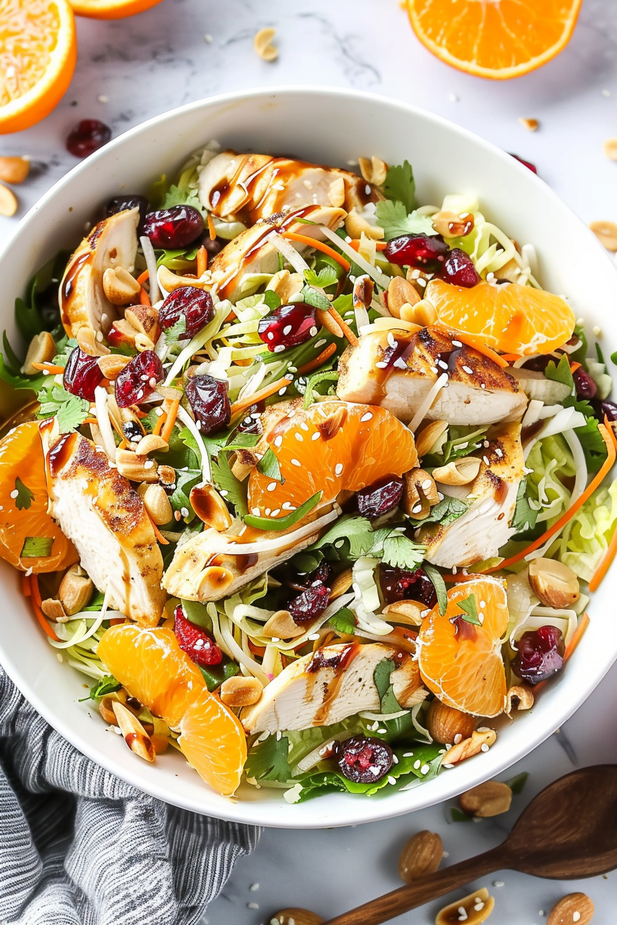 Asian Chicken Cranberry Salad Recipe