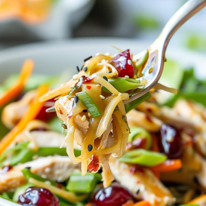 Asian Chicken Cranberry Salad Recipe