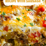 Easy Christmas Breakfast Sausage Casserole