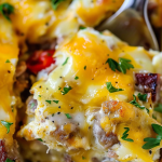 Easy Christmas Breakfast Sausage Casserole