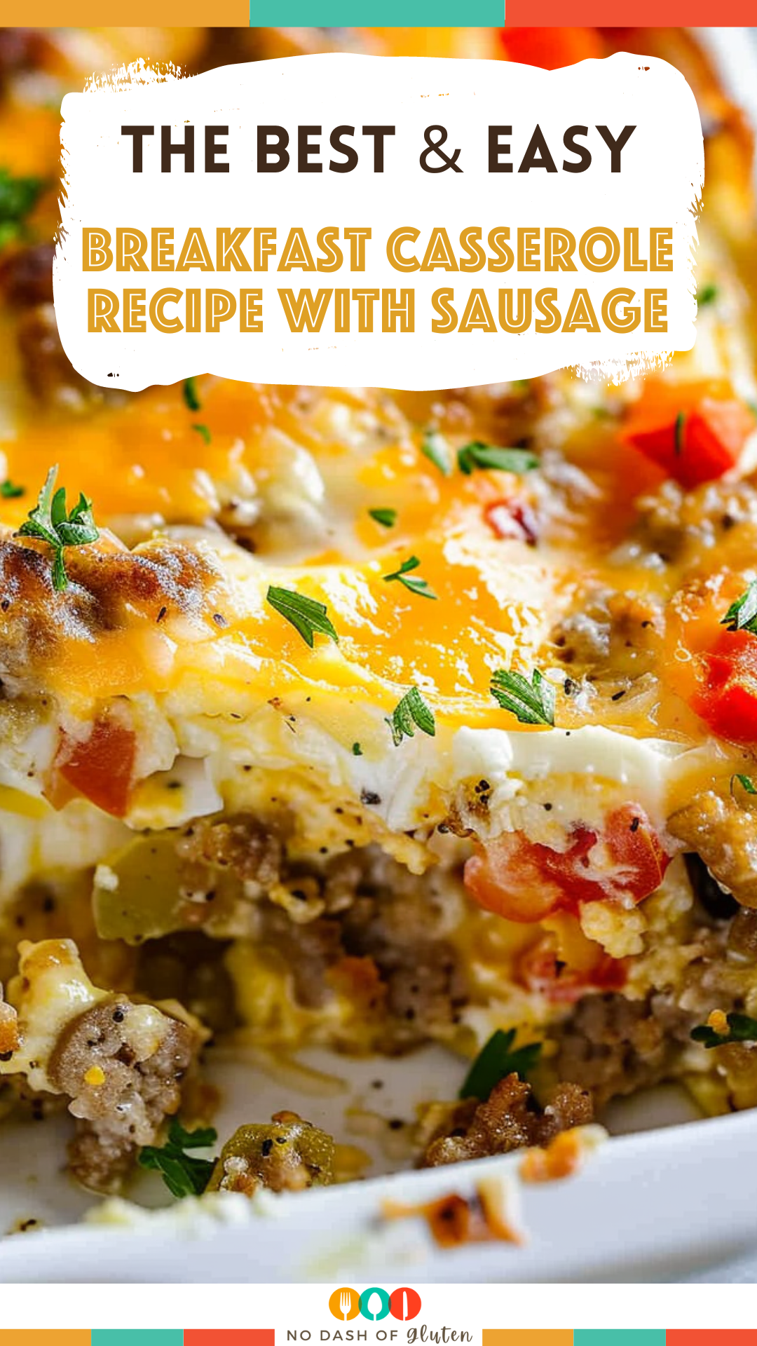 Easy Christmas Breakfast Sausage Casserole