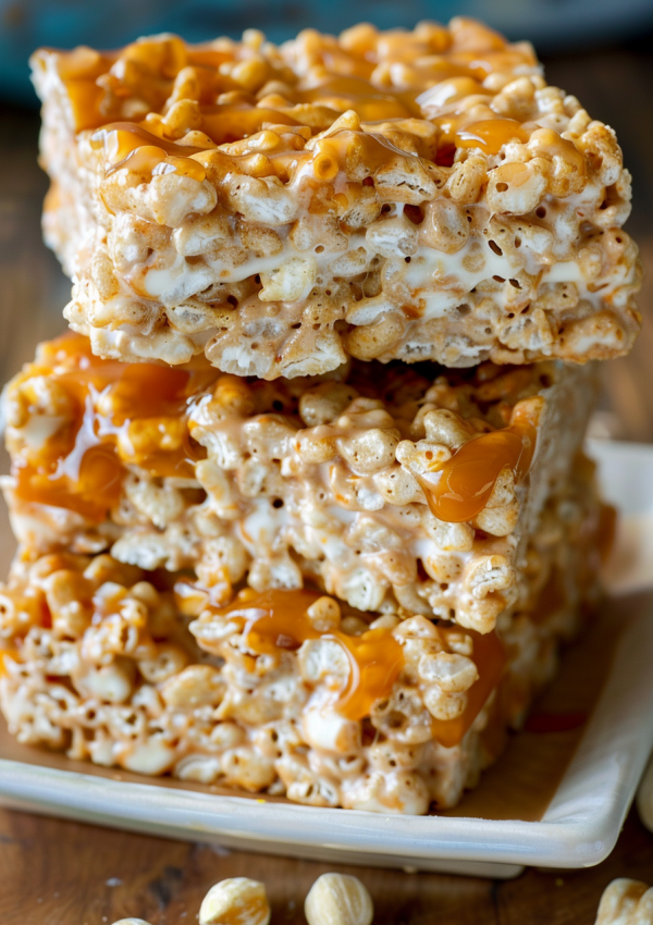 Brown Butter Dulce de Leche Rice Krispie Treats Recipe