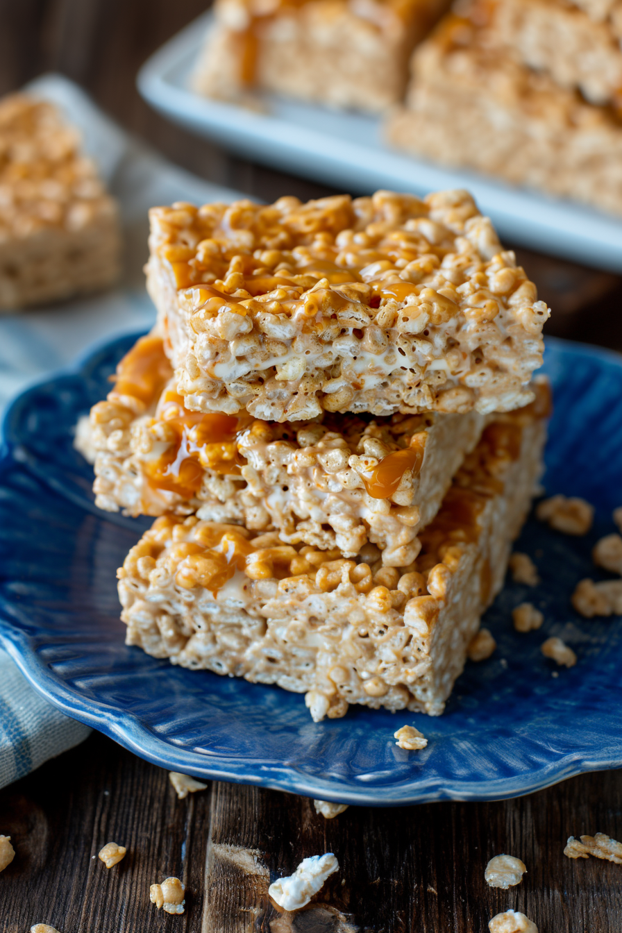 Brown Butter Dulce de Leche Rice Krispie Treats Recipe